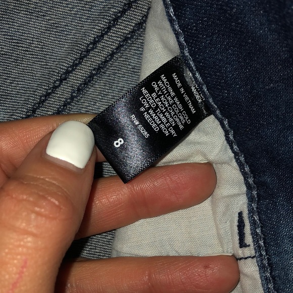 High wasted acid wash shorts - Picture 3 of 6